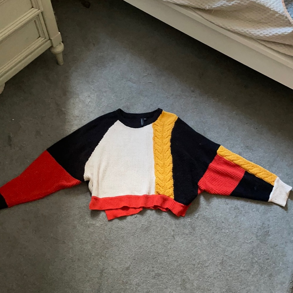 Not too cropped crop sweater